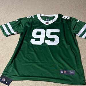 Quinnen Williams Nike Green and White Jersey with Number 95 NWT